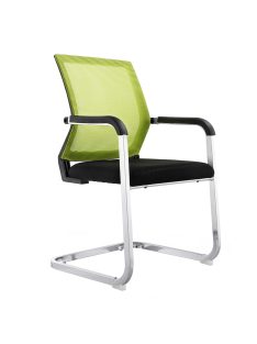 Konferencia szék, zöld/fekete, RIMALA